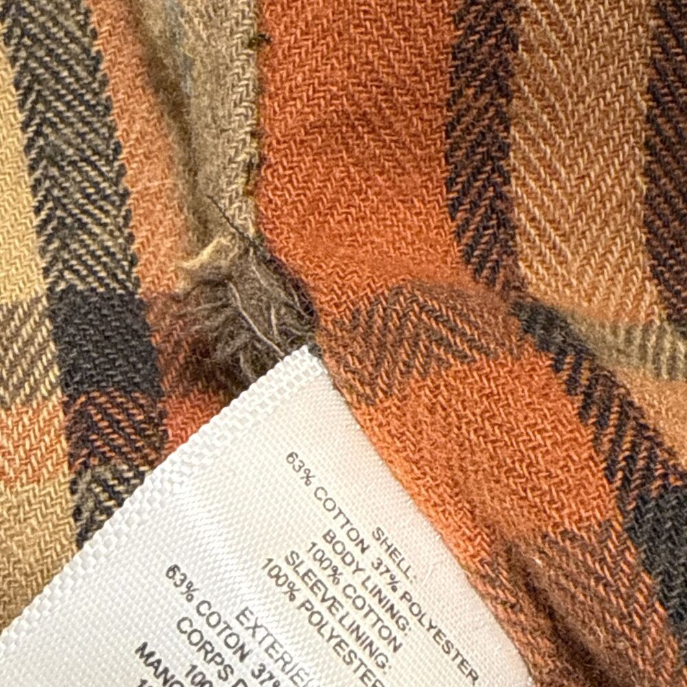 Legendary Whitetails Jacket Mens 2XL  Brown Journeyman Flannel Lined Waxed - Picture 13 of 16